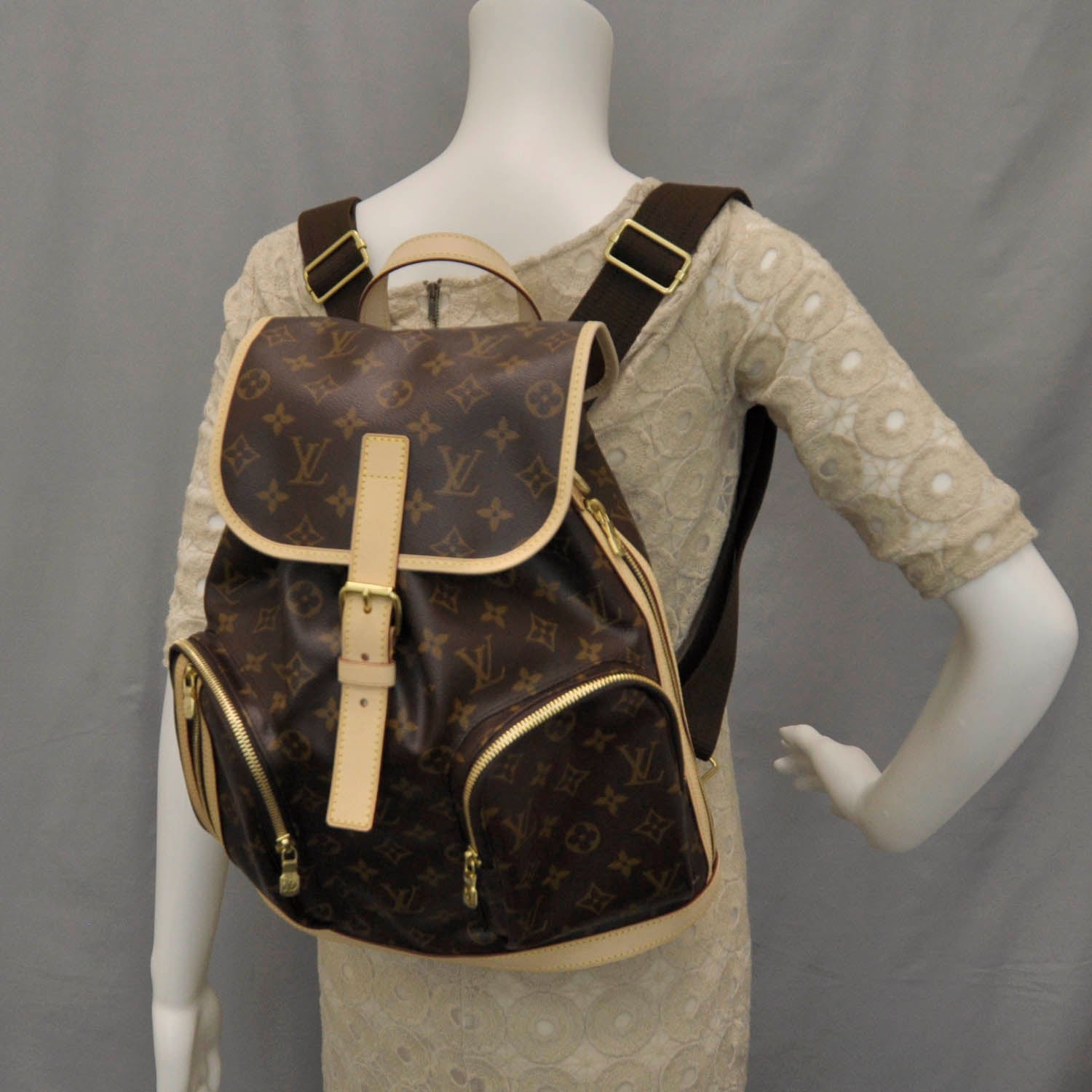 Louis Vuitton Monogram Bosphore Backpack 2 of 6