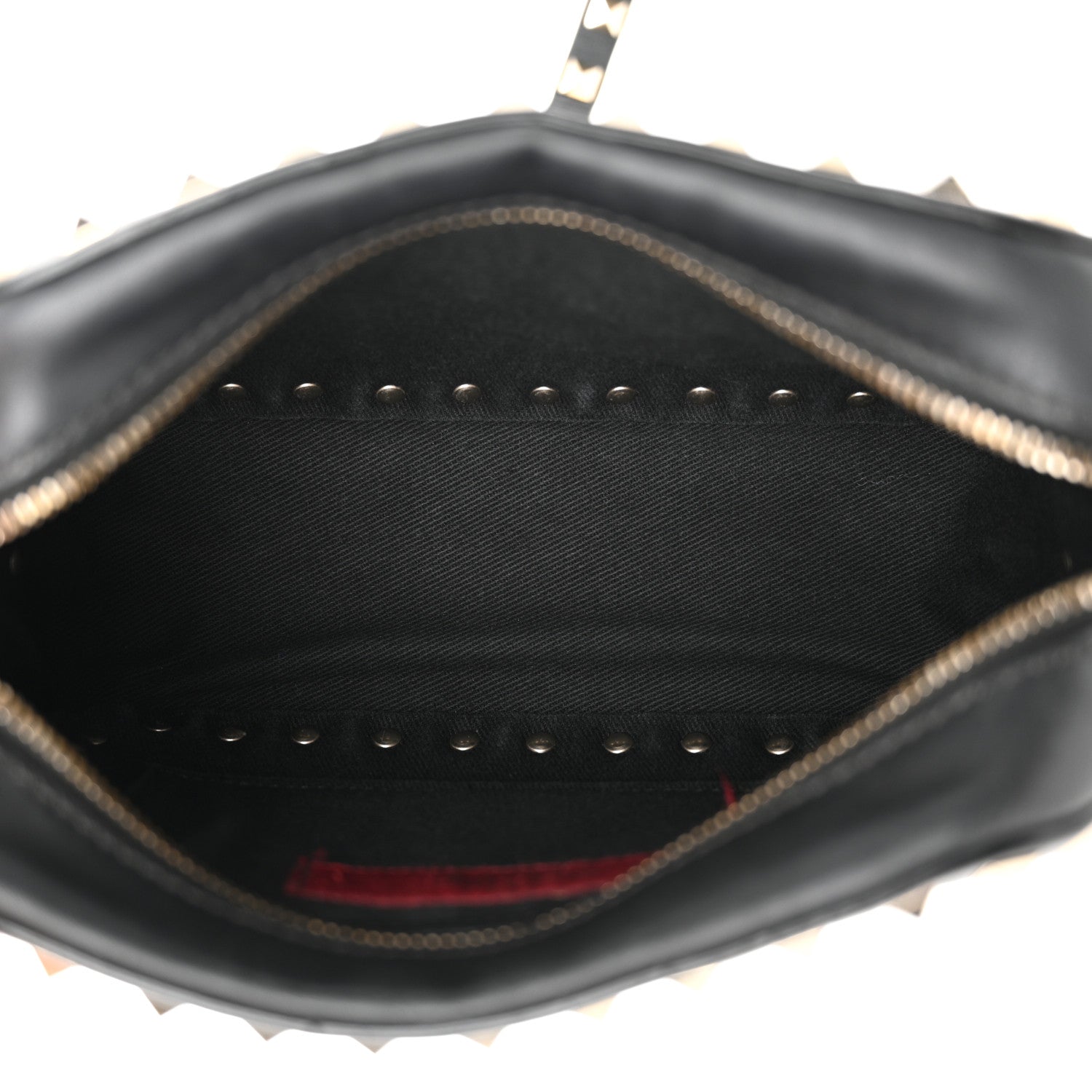 Valentino Garavani Calfskin Rockstud Camera Crossbody Bag Black 5 of 12
