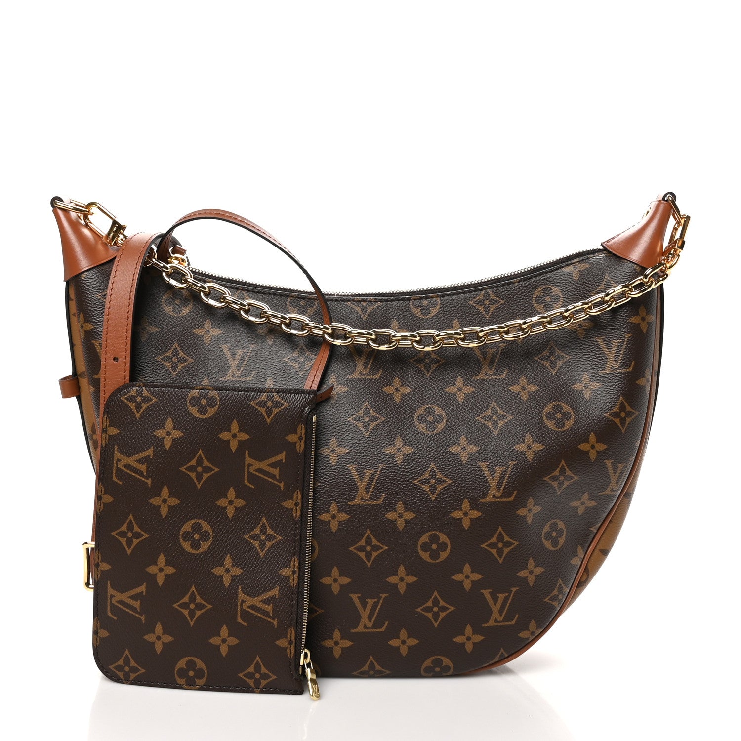 Louis Vuitton Reverse Monogram Loop Hobo 2 of 10