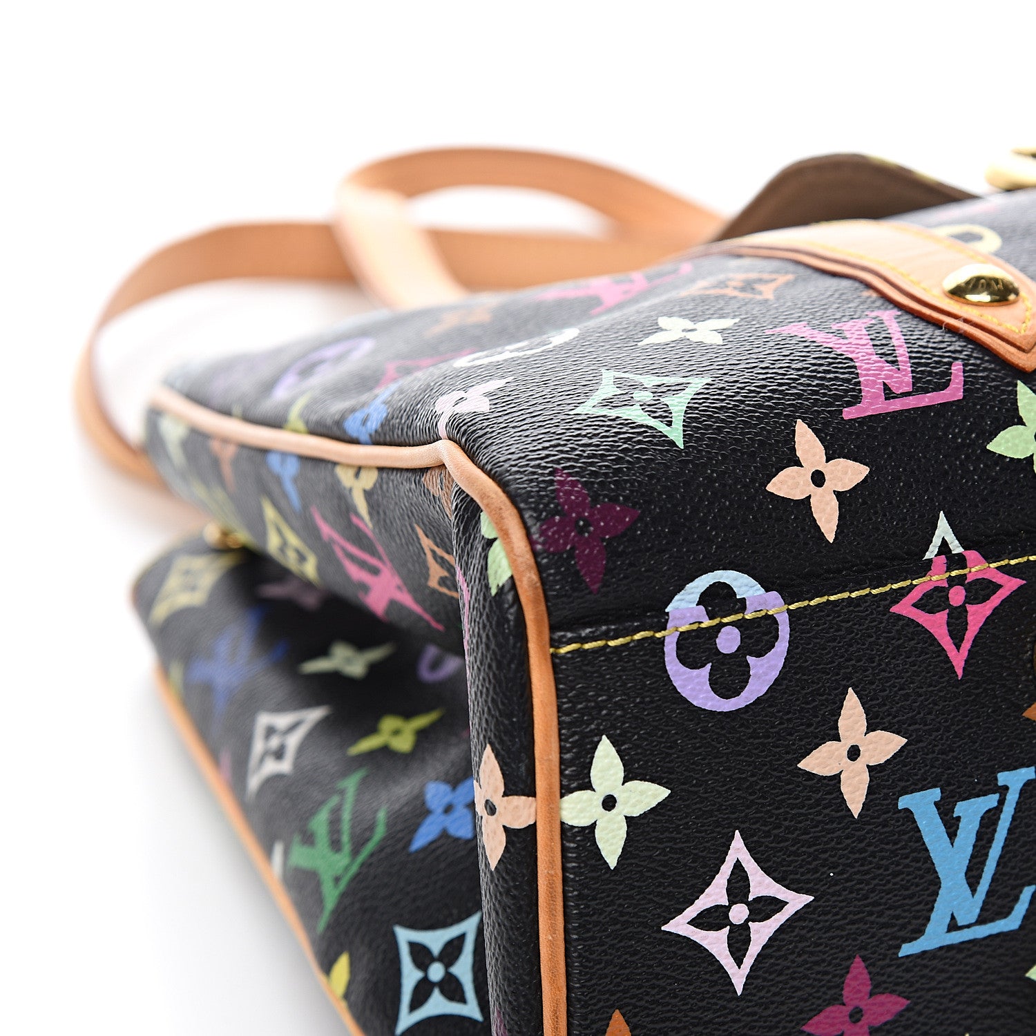 Louis Vuitton Monogram Multicolor Aurelia MM Black 10 of 15
