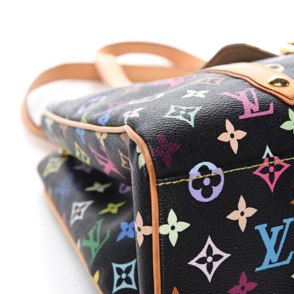 Louis Vuitton Monogram Multicolor Aurelia MM Black 10 of 15