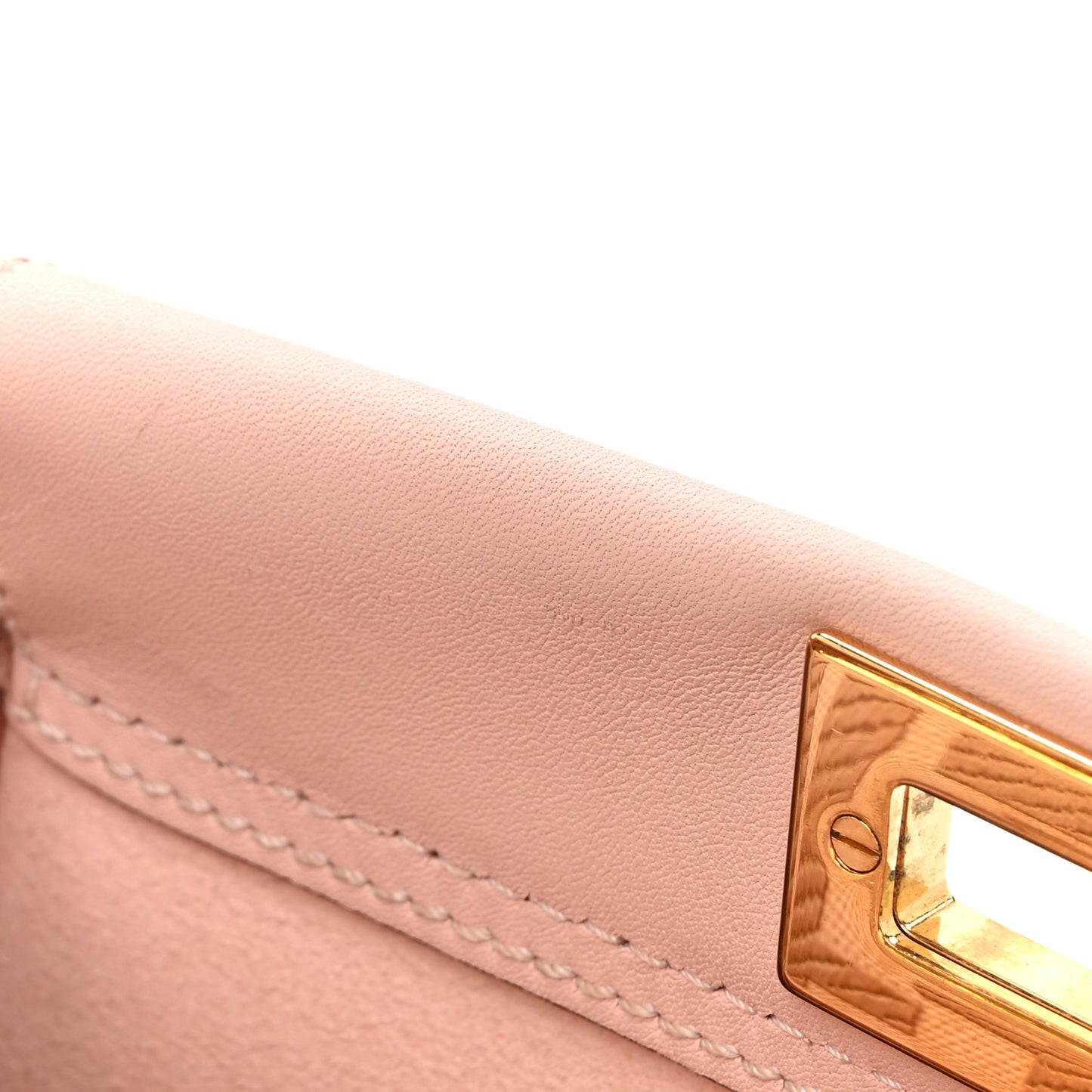 Vitello Seta Canvas FF Embroidered Mini Peekaboo Iconic Satchel Rosa Confetto