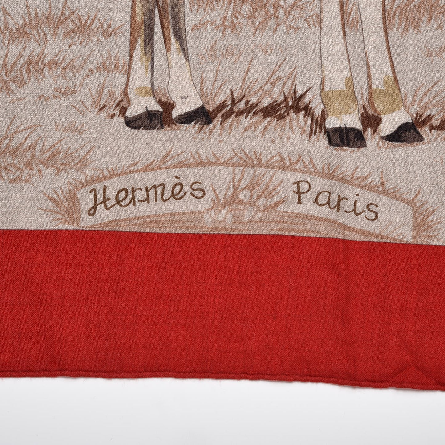 Cashmere Silk Les Girafes Shawl 140