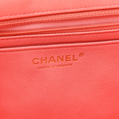 Chanel Lambskin Degrade Quilted Maxi Single Flap Pink 6 of 12