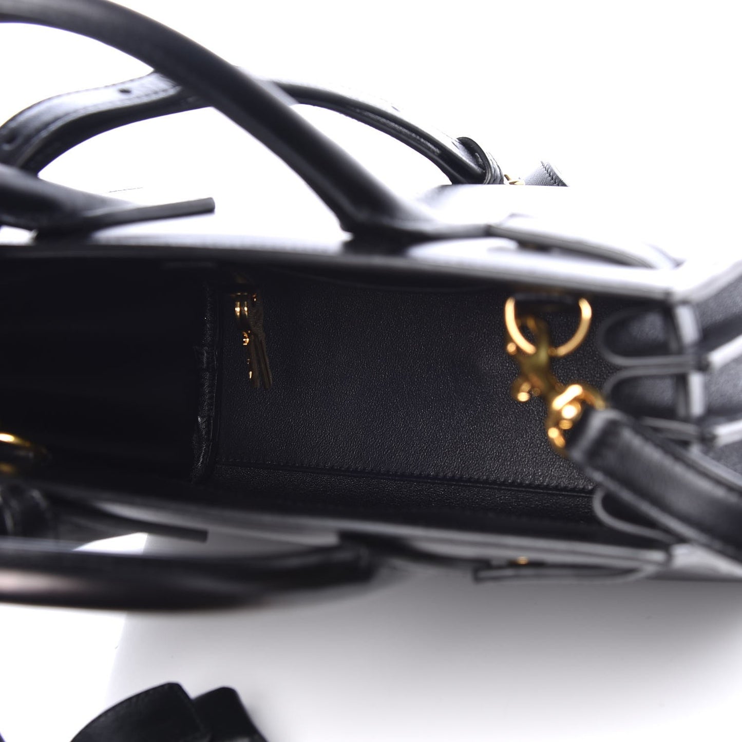 Calfskin Nano Sac de Jour Black