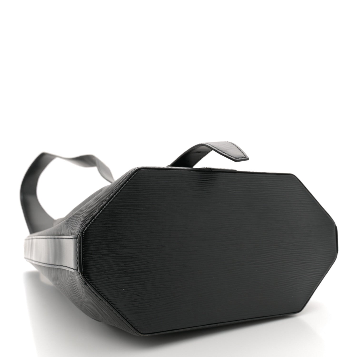 Louis Vuitton Epi Sac a Dos Drawstring Bag Black 5 of 12