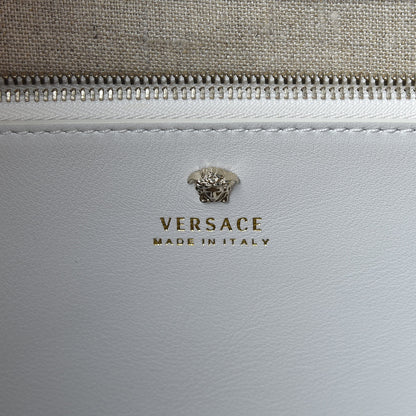 Versace Calfskin Large Palazzo Empire Bag White 6 of 10