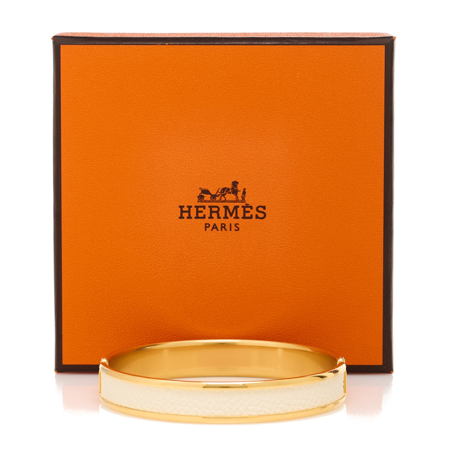 Hermes Epsom Olympe Bracelet T2 Craie 5 of 5