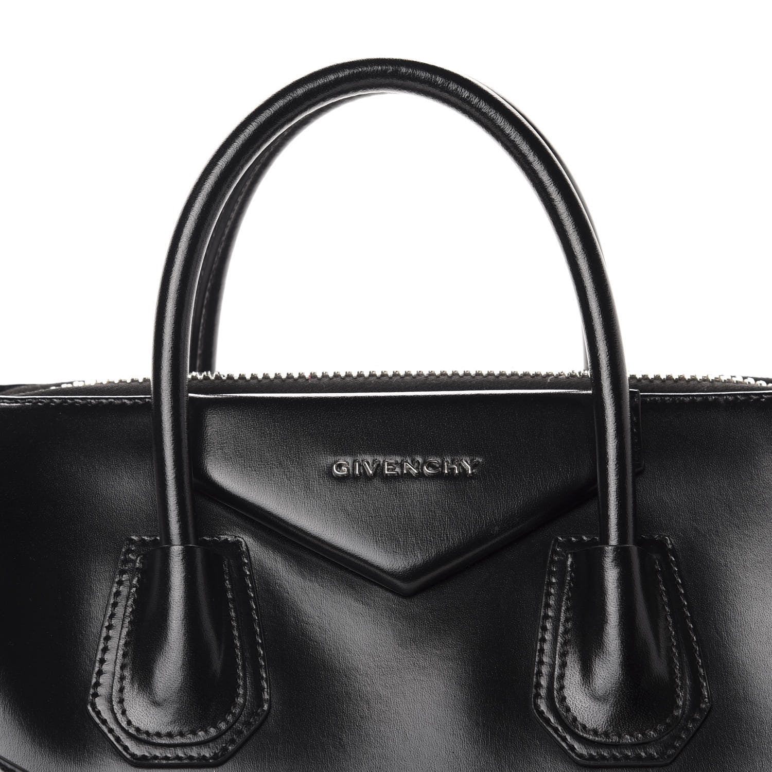 Givenchy Shiny Lord Calfskin Medium Antigona Black 10 of 10