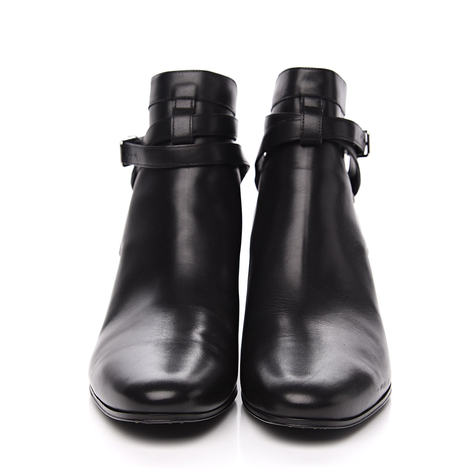 Saint Laurent Smooth Jodhpur Calfskin Blake Ankle Boots 42 Black 2 of 8
