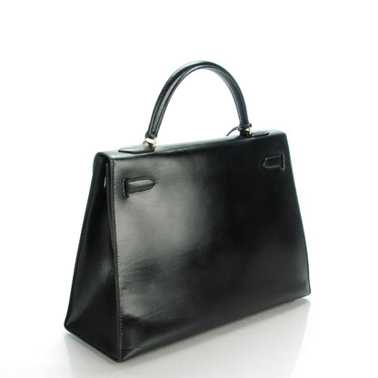 Hermes Box Kelly Sellier 32 Black 3 of 24