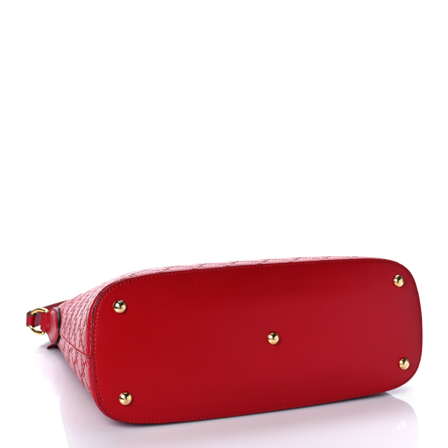 Gucci Guccissima Linea A Hobo Red 4 of 9