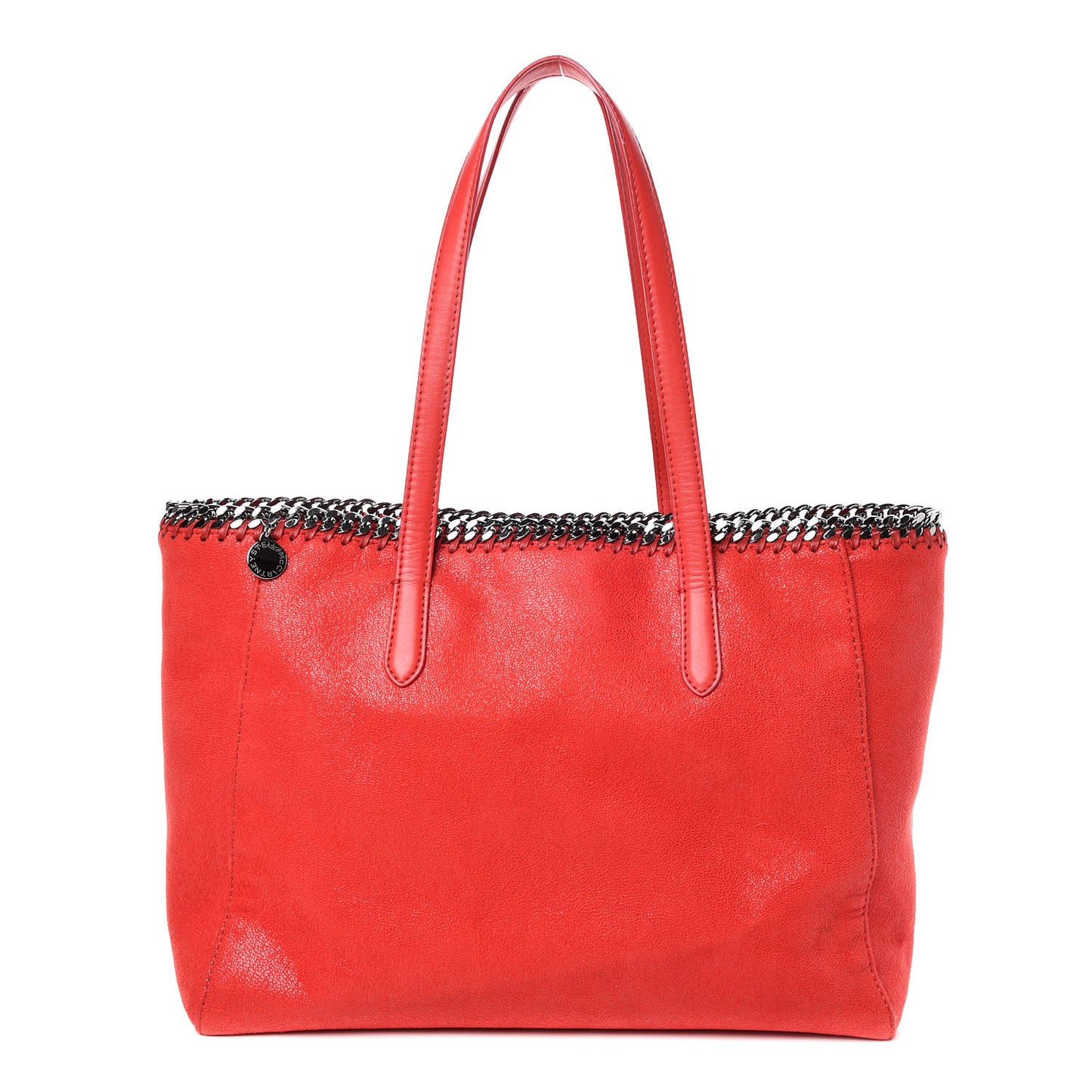Shaggy Deer Falabella East West Shopper Tote Red
