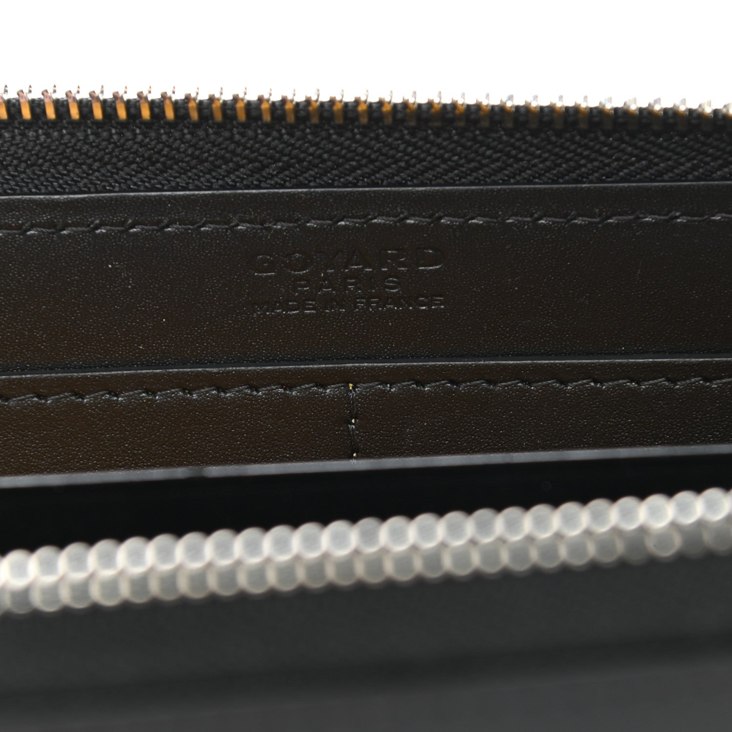 Goyard Goyardine Matignon Zip Around GM Wallet Black 6 of 6