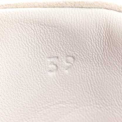 Hermes Air Mesh Suede Goatskin Bouncing Sneakers 39 Rose Vinicunca White 8 of 10