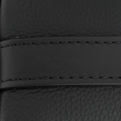 Louis Vuitton Calfskin Aerogram Takeoff Briefcase Black 6 of 10