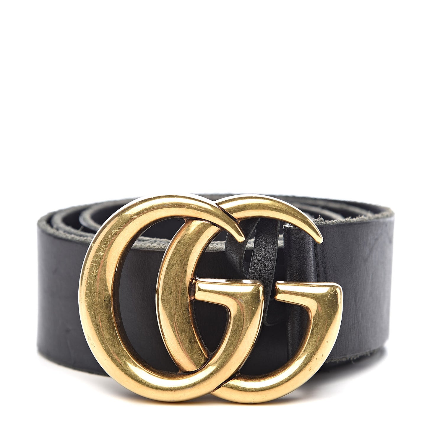 Faded Calfskin Double G 40mm Belt 85 34 Black