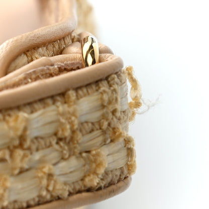 Chanel Braided Fabric Velcro Dad Sandals 38.5 Beige 15 of 19
