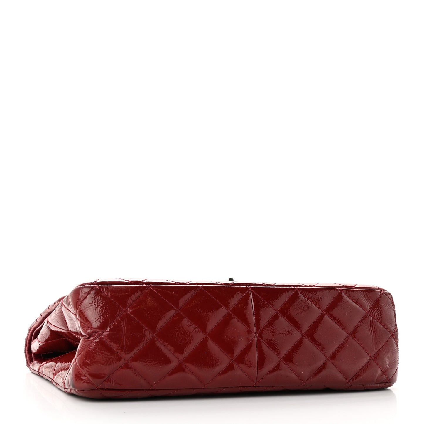 Distressed Patent 2.55 Reissue 227 Flap Raspberry Red