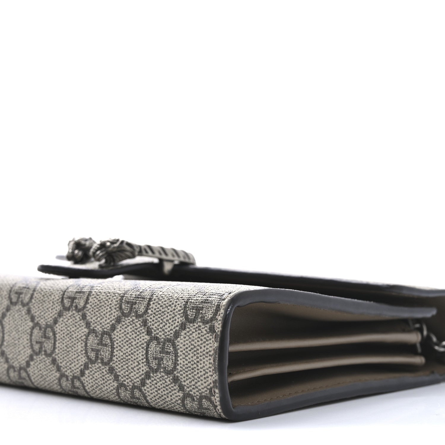 Gucci GG Supreme Monogram Mini Dionysus Chain Wallet Beige Taupe 10 of 11