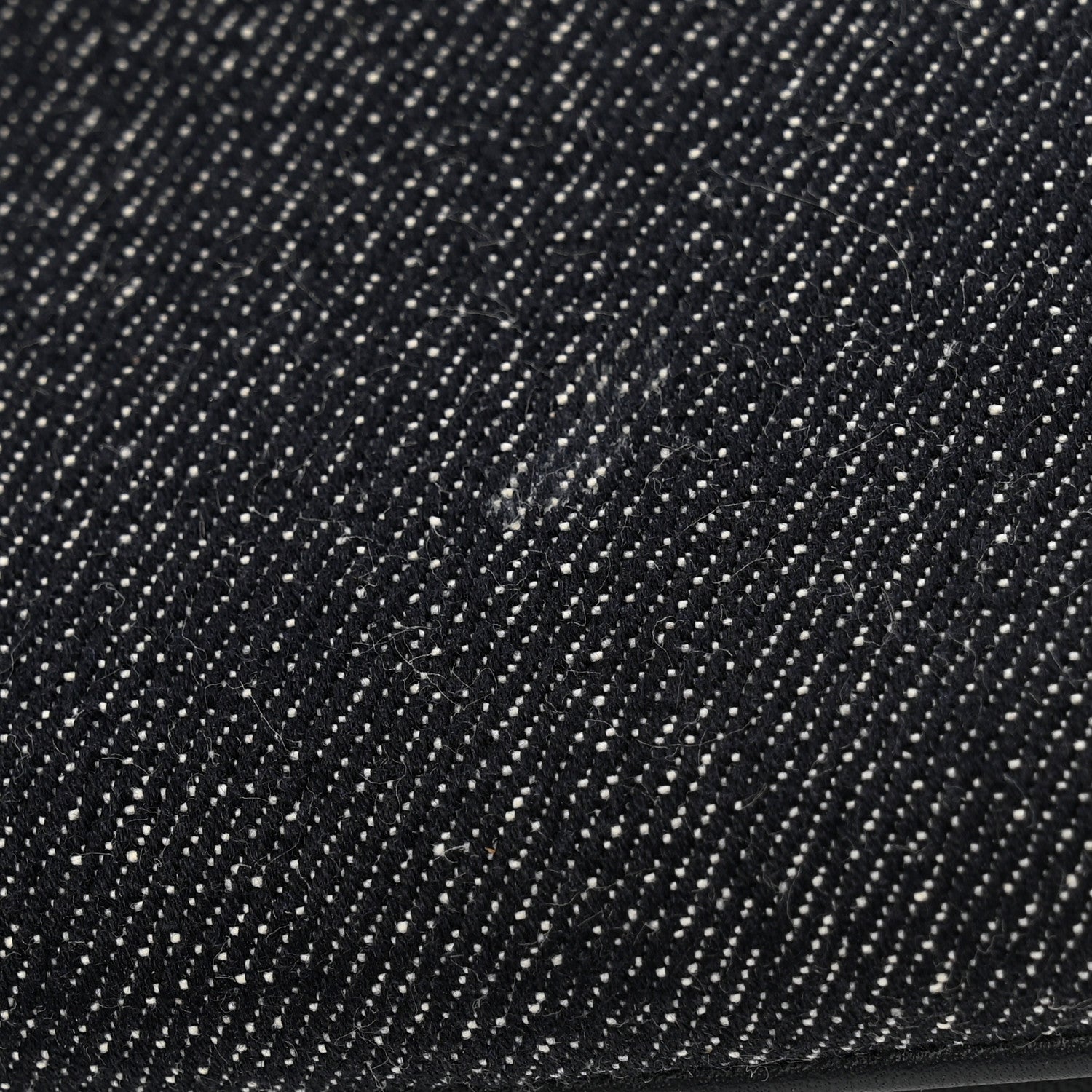 Chanel Denim Small Deauville Zipped Pouch Dark Blue 12 of 12
