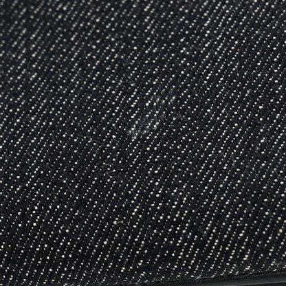 Chanel Denim Small Deauville Zipped Pouch Dark Blue 12 of 12