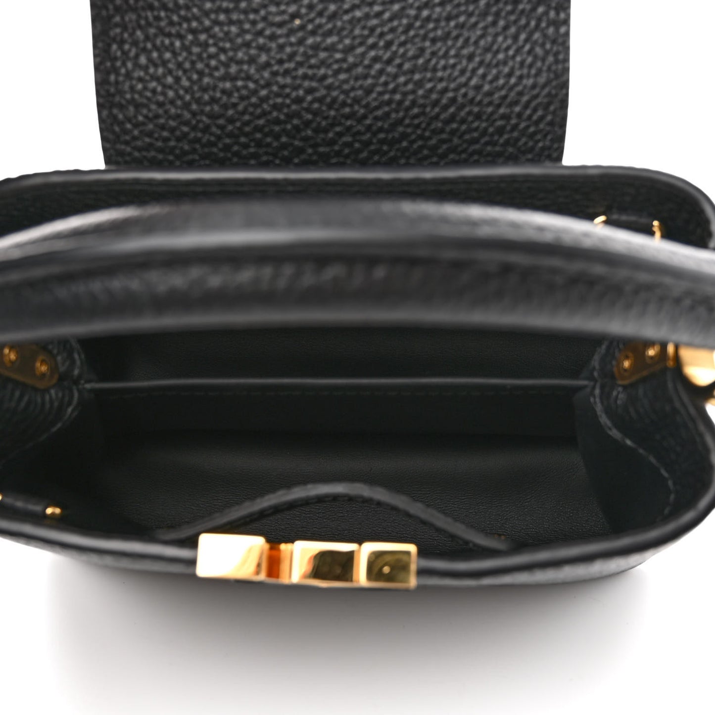 Taurillon Mini Capucines Black