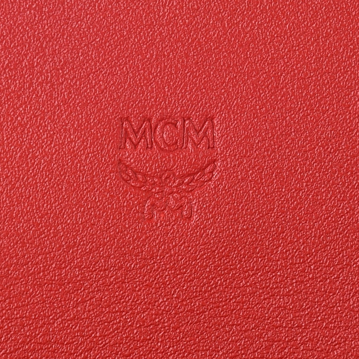 MCM Calfskin Ottomar Large Patricia Wallet On Chain Red 8 of 10
