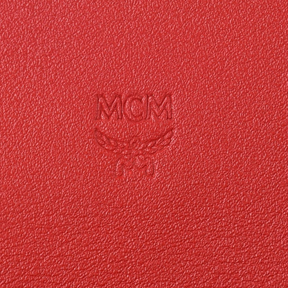 MCM Calfskin Ottomar Large Patricia Wallet On Chain Red 8 of 10
