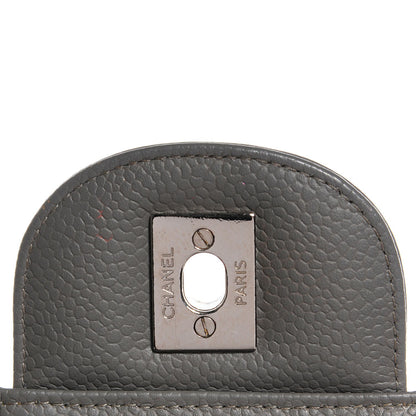 Chanel Caviar Quilted Jumbo Single Flap Grey 8 of 8