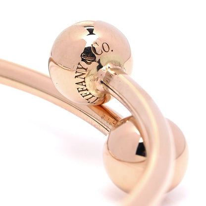 Tiffany 18K Rose Gold 8mm HardWear Ball Bypass Bracelet 4 of 5