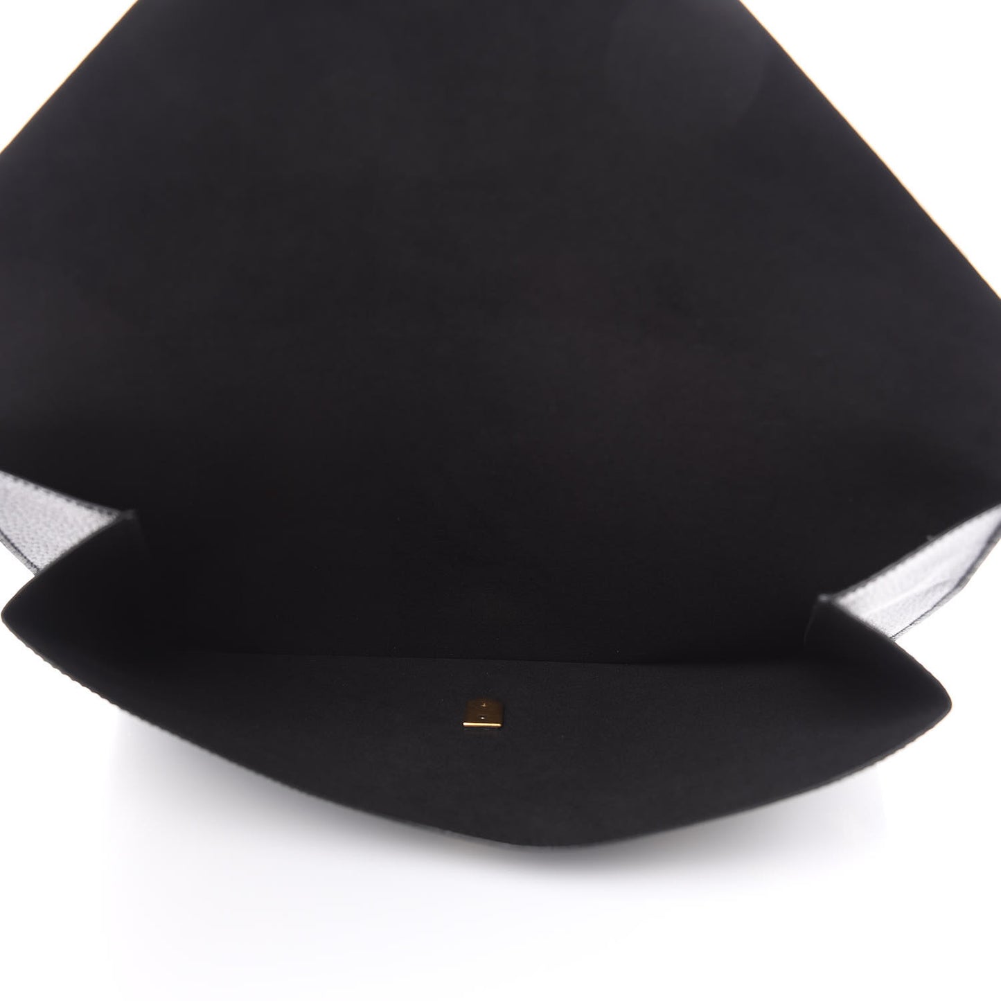 Grained Calfskin Bee Star Portfolio Black