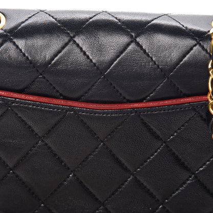Chanel Lambskin Quilted Mini Square Flap Navy Blue 11 of 17