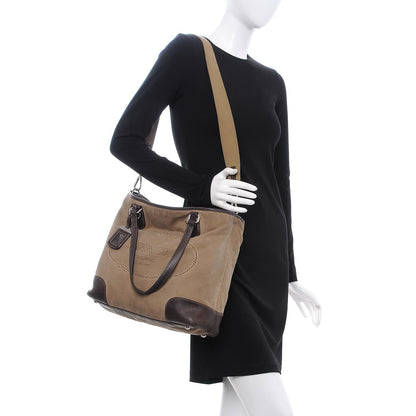 Prada Jacquard Logo Tote Corda Moro 2 of 20