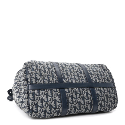 Christian Dior Monogram Duffle Navy Blue 4 of 10