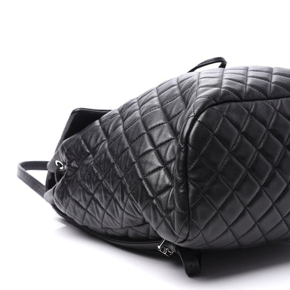 Chanel Lambskin Quilted Large Urban Spirit Backpack Black 9 of 10