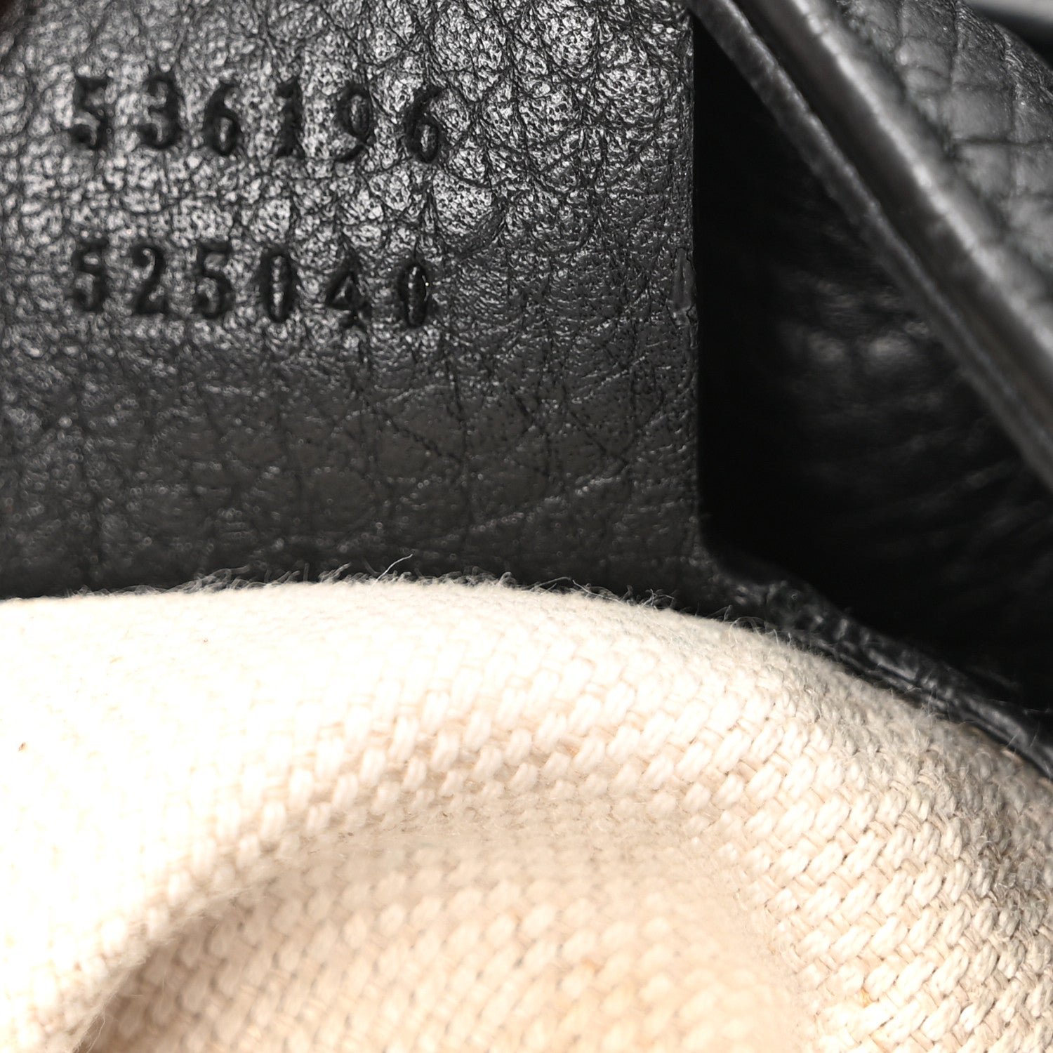 Gucci Pebbled Calfskin Medium Soho Chain Shoulder Bag Black 7 of 10