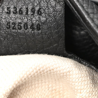 Gucci Pebbled Calfskin Medium Soho Chain Shoulder Bag Black 7 of 10