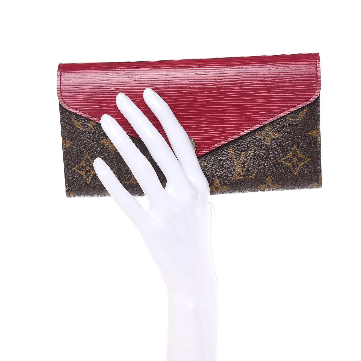Louis Vuitton Monogram Epi Marie-Lou Long Wallet Fuchsia 2 of 11