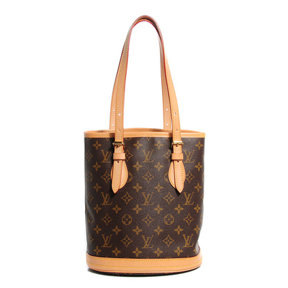 Louis Vuitton Monogram Petit Bucket 23 1 of 7