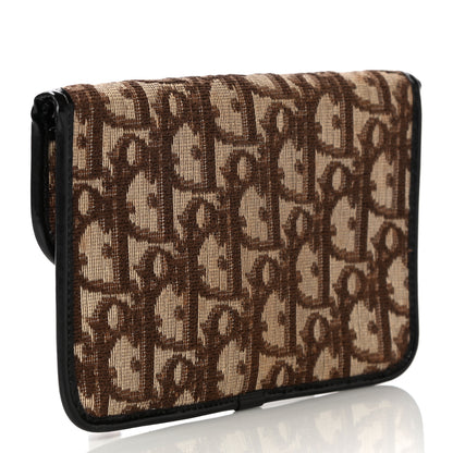 Christian Dior Monogram Envelope Flap Pouch Brown 2 of 8