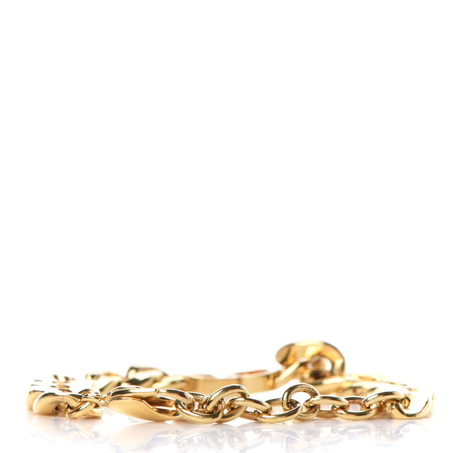 Metal Danseuse Etoile Chain Bracelet Gold