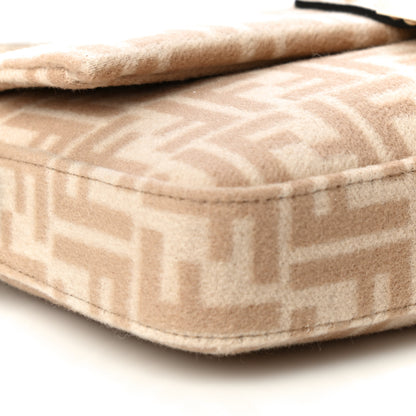 Fendi Wool Cuoio Romano Selleria FF 1974 Baguette 1997 Beige Cammello Camelia 10 of 14