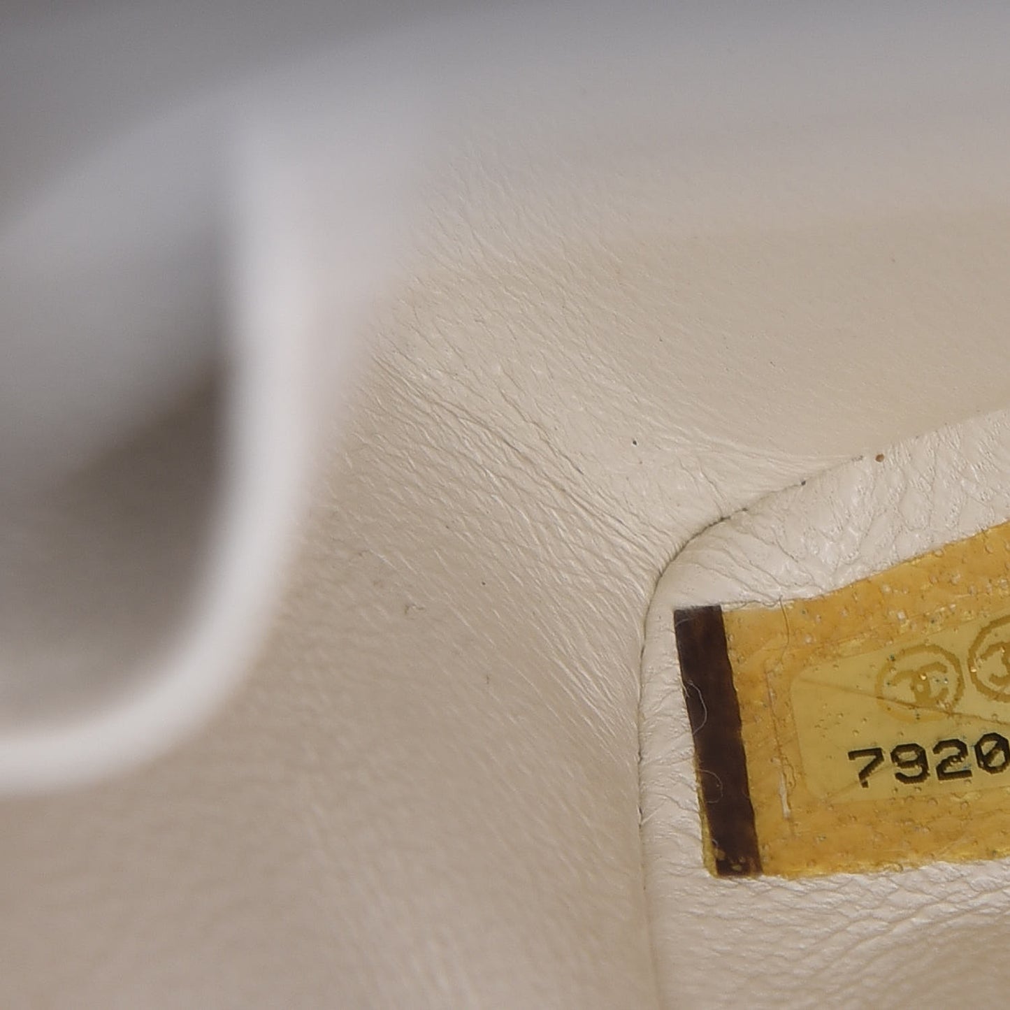 Lambskin East West Chocolate Bar Flap White