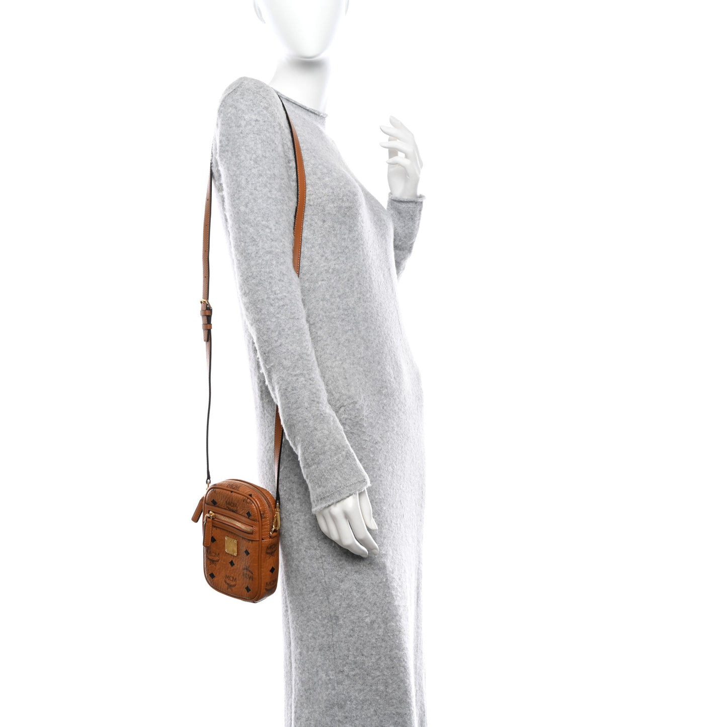 Visetos X-Mini Crossbody Bag Cognac