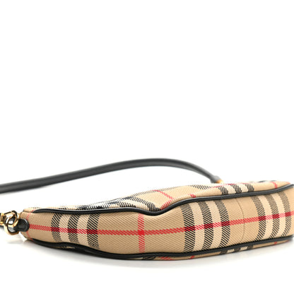 Burberry Vintage Check Calfskin Olympia Pouch Archive Beige 7 of 8