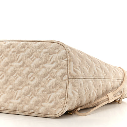 Louis Vuitton Empreinte Monogram Summer Stardust Neverfull MM Beige Clair 11 of 11