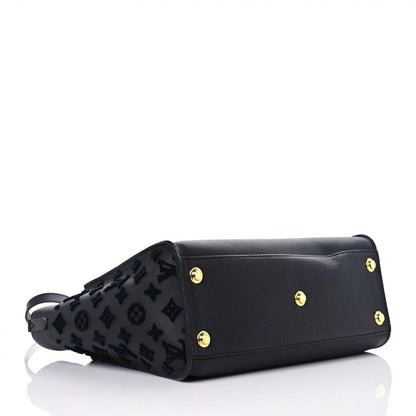 Louis Vuitton Calfskin Monogram Tufting On My Side Black 4 of 13