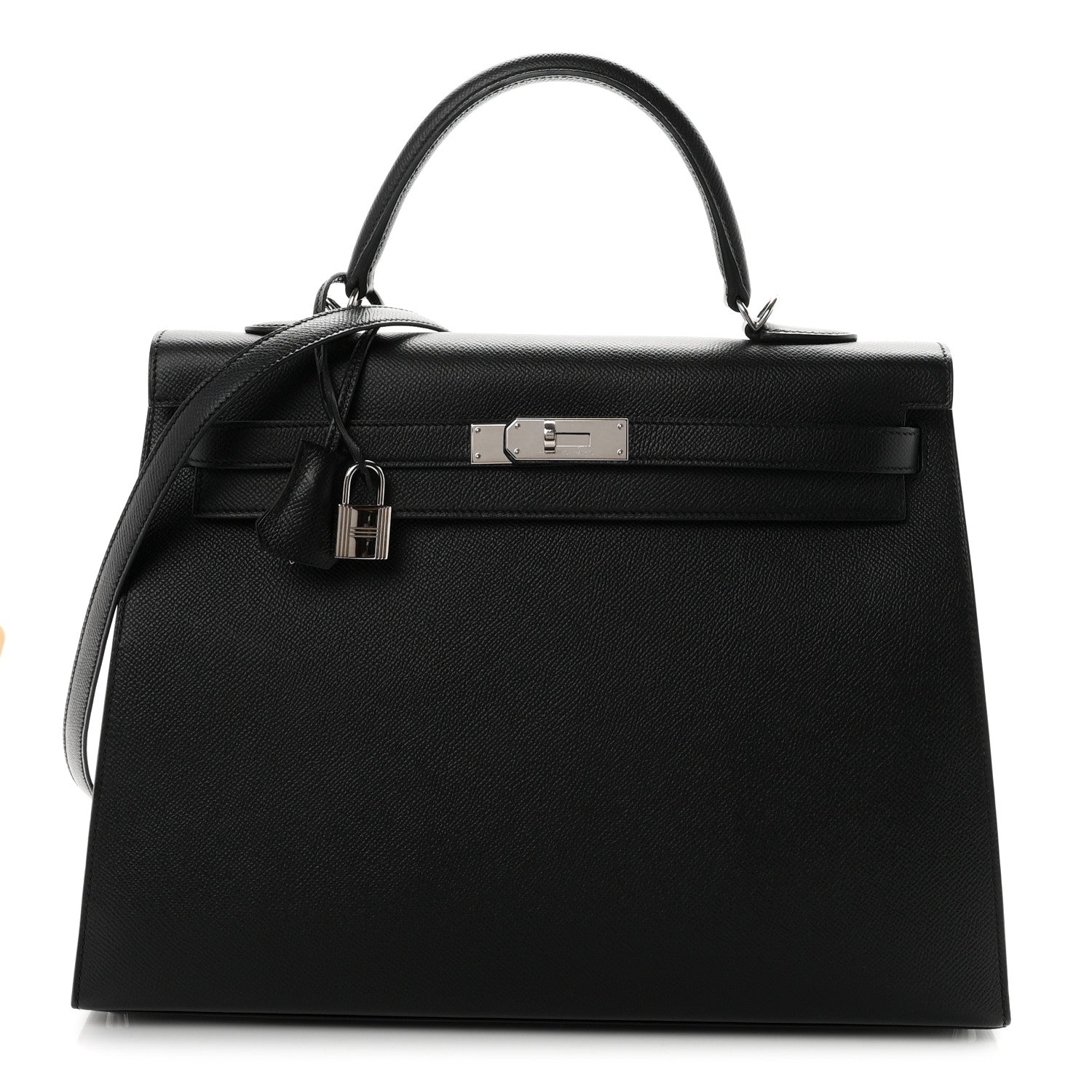 Hermes Epsom Kelly Sellier 35 Black 1 of 9
