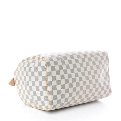 Louis Vuitton Damier Azur Speedy 30 4 of 10